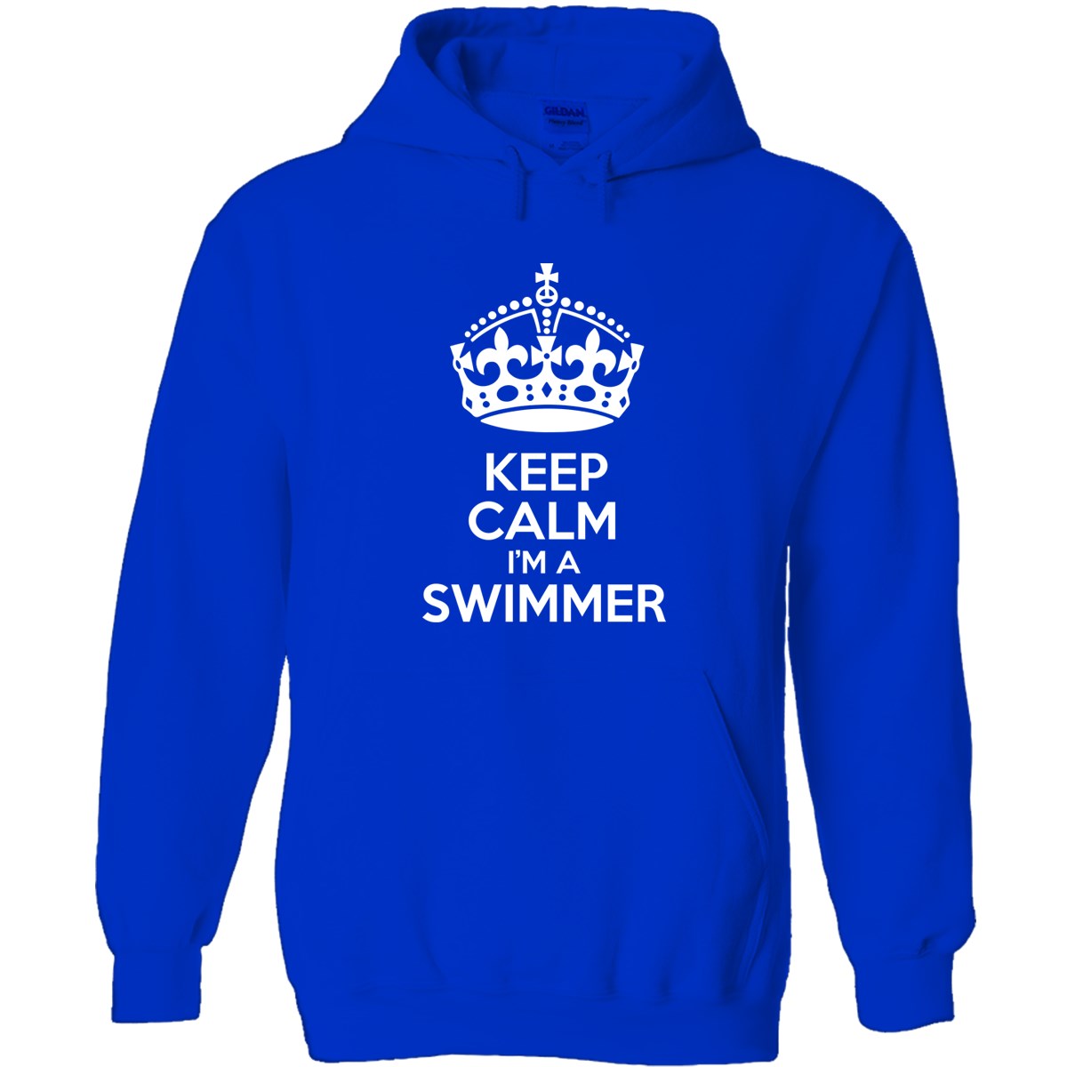 Keep Calm I'm A Swimmer Men's Hoody Hoodie Swimming Birthday Funny Humour